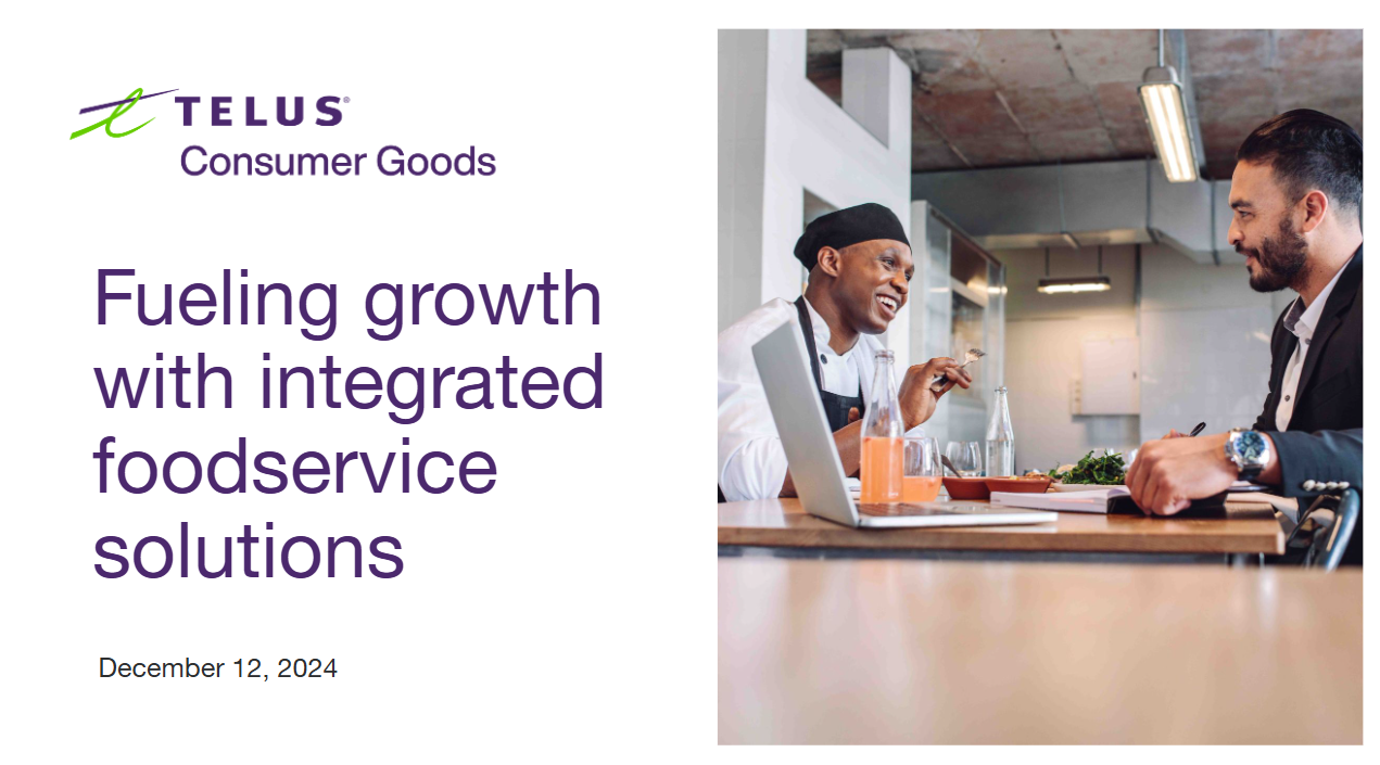 Fueling growth with integrated foodservice solutions Fueling growth with integrated foodservice solutions